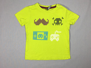 T-shirt m.c vert - pixels