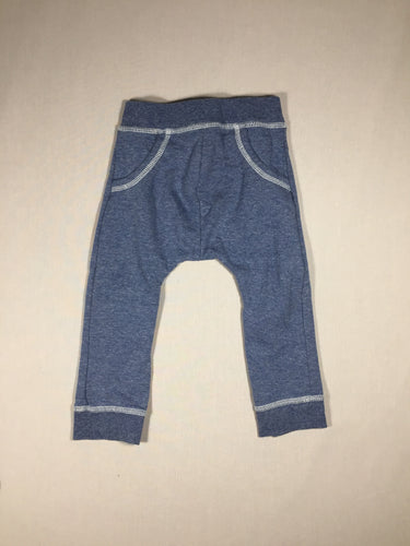 Pantalon molleton  bleu, moins cher chez Petit Kiwi