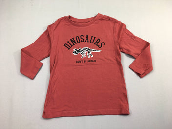 T-shirt m.l rouge dinosaurs