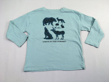T-shirt m.l bleu animaux