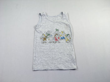 Chemisette s.m gris chiné nains blanche neige