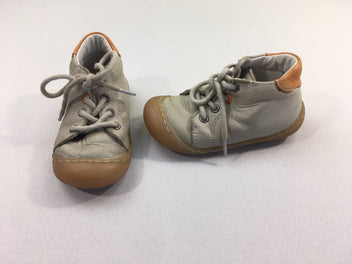 Bellamy chaussures en cuir beige/orange, 23