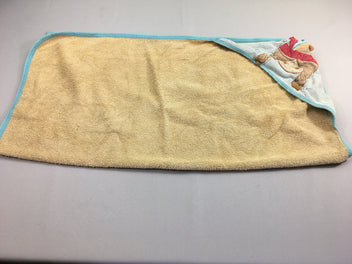 Cape de bain beige-bleu Indienne