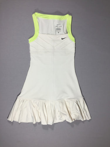 Robe s.m blanche Dri-fit - sport - tennis, moins cher chez Petit Kiwi