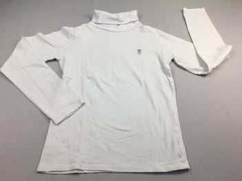 T-shirt col roulé blanc