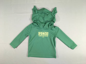 Sweat à capuche sport vert Force