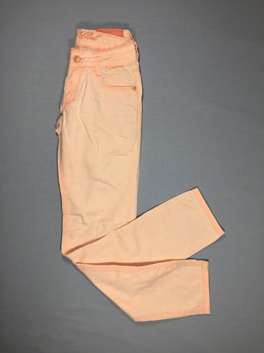 Pantalon jean rose clair, moins cher chez Petit Kiwi