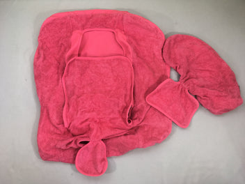 Housse pour siège auto éponge rose