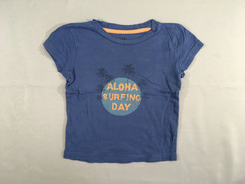 T-shirt m.c bleu Aloha