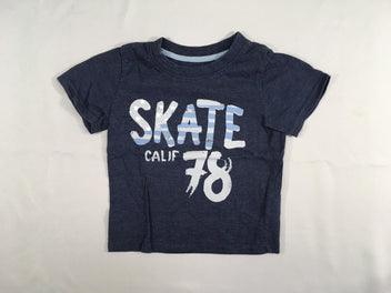 T-shirt m.c bleu shiné Skate