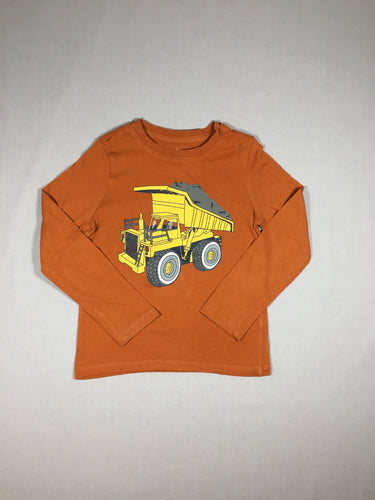 T-shirt m.l brun - camion benne, moins cher chez Petit Kiwi