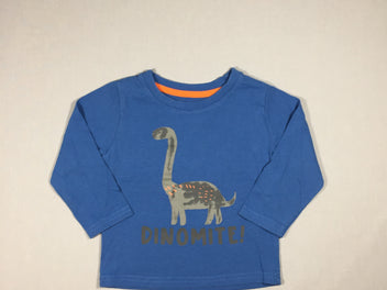 T-shirt m.l bleu Dinomite !