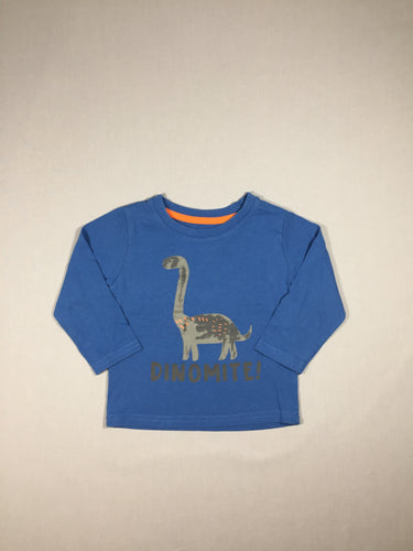 T-shirt m.l bleu Dinomite !, moins cher chez Petit Kiwi