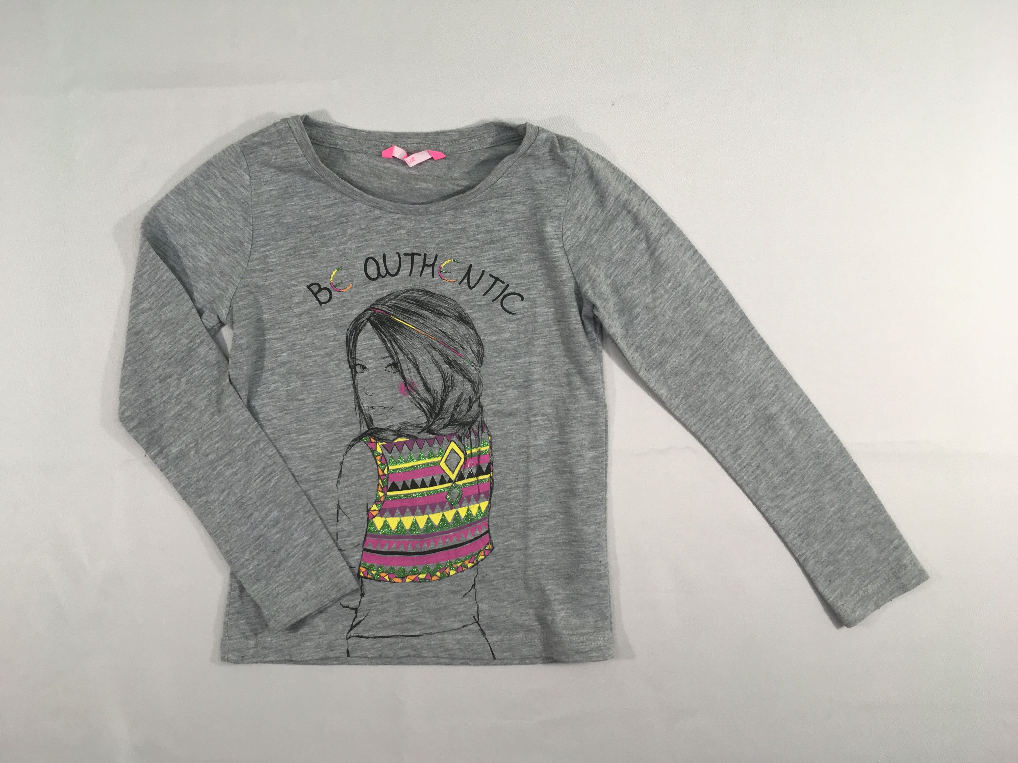 T-shirt m.l gris Fille