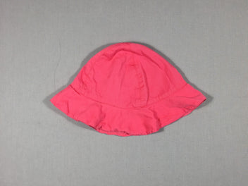 Chapeau été coton rose (18m-2a)