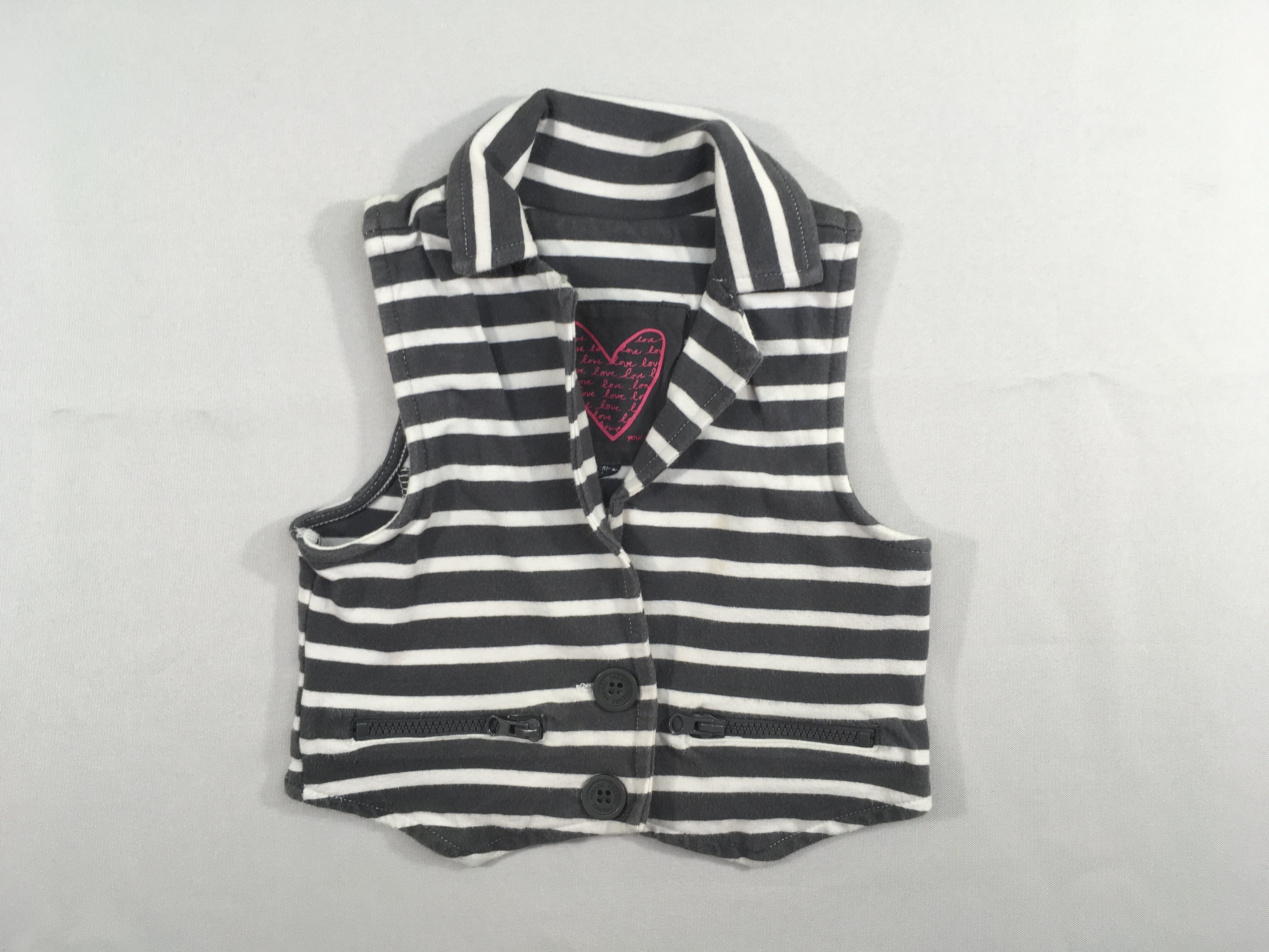 Blaser s.m molleton bleu rayé blanc