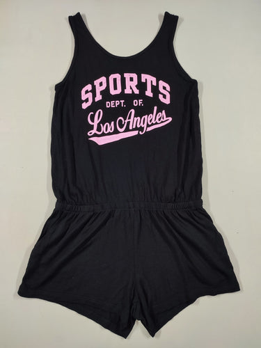 Combishort jersey s.m noir "Sports dept. of. Los Angeles", moins cher chez Petit Kiwi