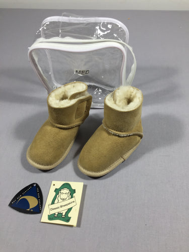 Neufs ! Premiers chaussons en laine de mouton, moins cher chez Petit Kiwi