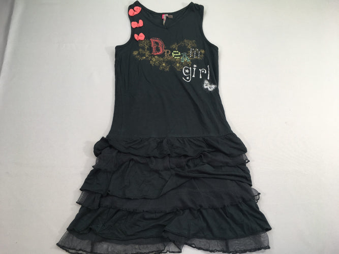 Robe s.m noire "dream girl" dessous voiles, moins cher chez Petit Kiwi