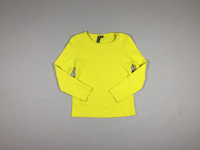 T-shirt m.l jaune vif, moins cher chez Petit Kiwi