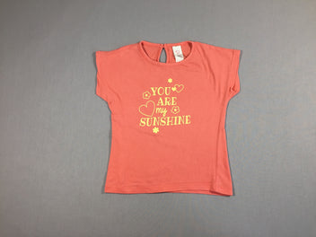 T-shirt m.c rose sunshine (mini tache)