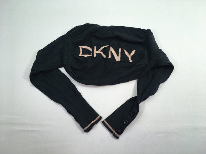 Boléro noir, DKNY dans le dos, moins cher chez Petit Kiwi