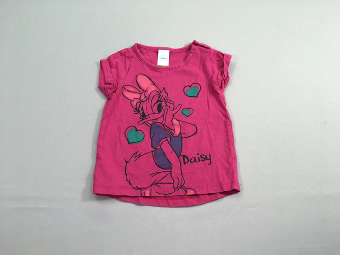 T-shirt m.c rose Daisy, moins cher chez Petit Kiwi