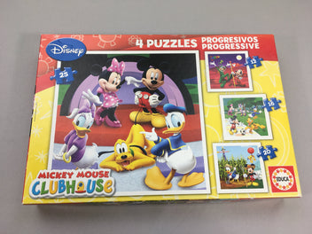 4 Puzzles Mickey Mouse
