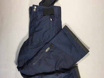 Pantalon de ski avec bretelles enfant chaud imperméable - bleu marine - Parfait état