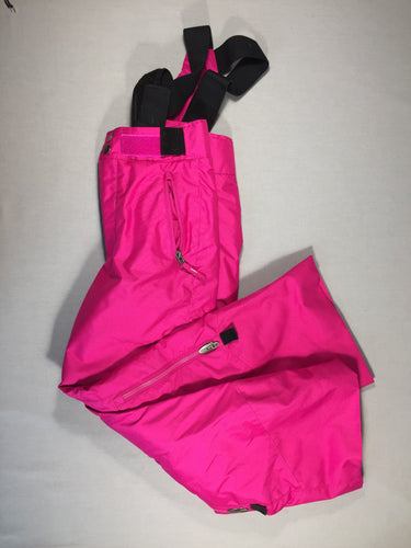 Pantalon de ski avec bretelles enfant chaud imperméable - rose - Parfait état, moins cher chez Petit Kiwi