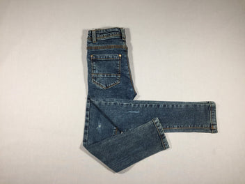 Pantalon jean - effet éraillé taille élastique