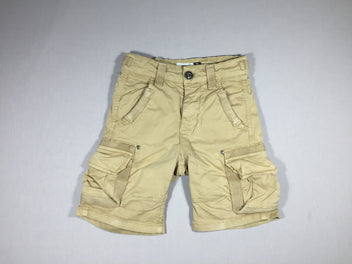 Bermuda beige  -poches appliquées