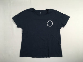 T-shirt court m.c bleu foncé du soleil