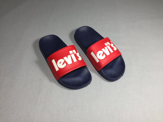 Sandalettes, claquettes, bleu et rouge 28, moins cher chez Petit Kiwi