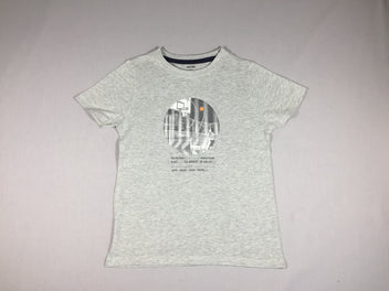 T-shirt m.c gris flammé basket
