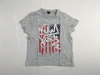 T-shirt m.c gris chiné NY