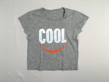 T-shirt m.c gris chiné Cool