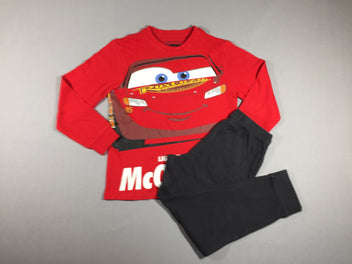 Pyjama jersey - T-shirt m.l rouge cars et Pantalon noir