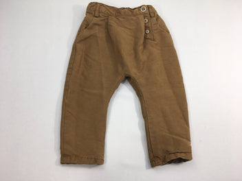 Pantalon brun léger doublé jersey
