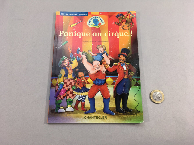 Panique au cirque! CE1-2ème primaire, moins cher chez Petit Kiwi