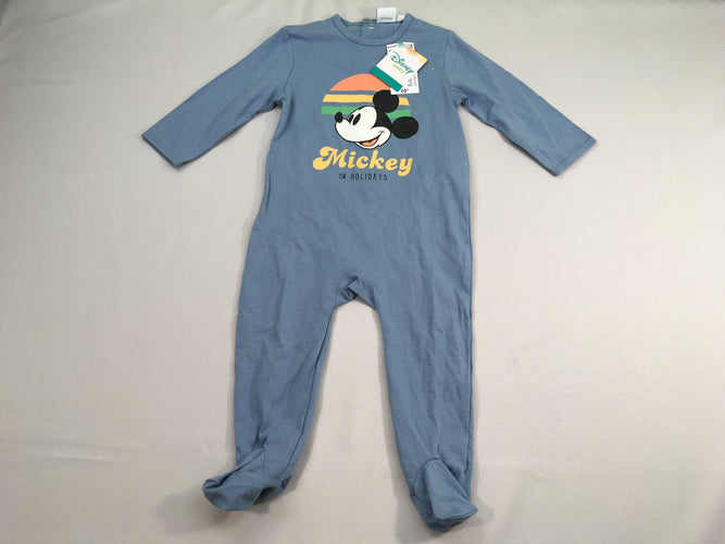 NEUF Pyjama jersey bleu Mickey, moins cher chez Petit Kiwi