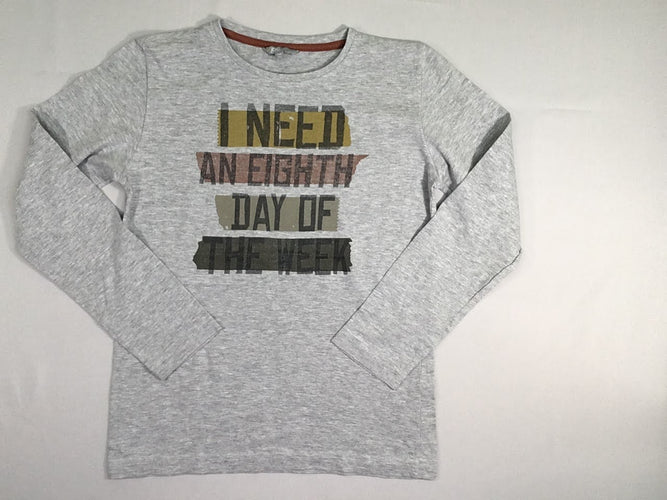 T-shirt m.l gris chiné I need, moins cher chez Petit Kiwi