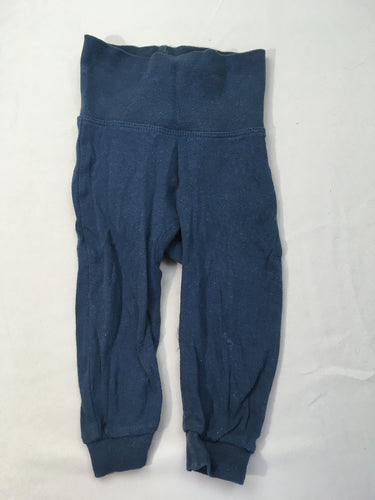 Pantalon jersey bleu foncé, moins cher chez Petit Kiwi