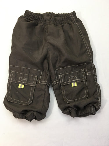 Pantalon de training brun poches, moins cher chez Petit Kiwi