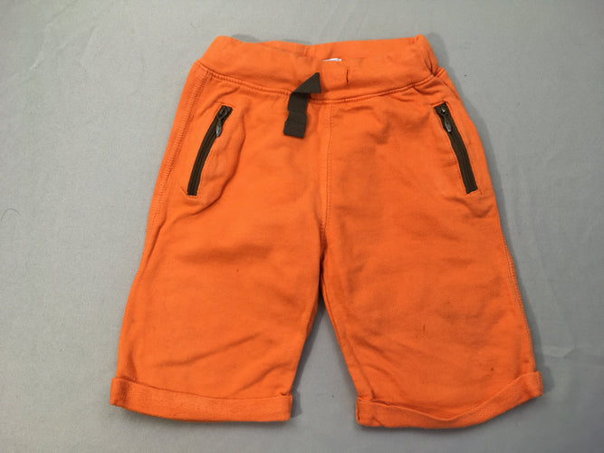 Bermuda jersey orange, moins cher chez Petit Kiwi