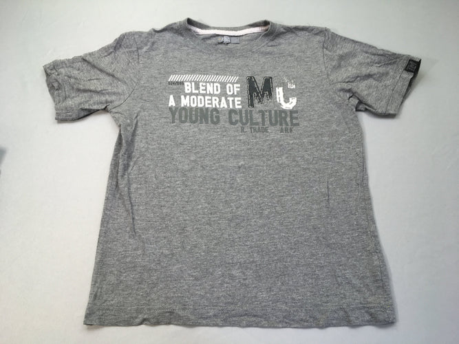 T-shirt m.c gris chiné Blend, moins cher chez Petit Kiwi