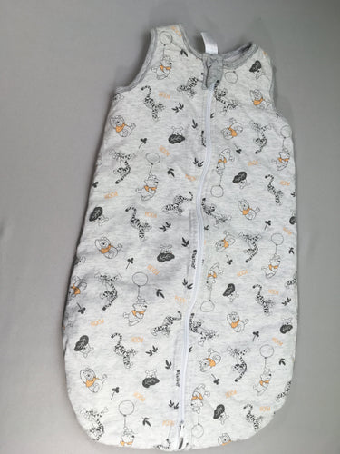 Sac de couchage s.m légèrement ouatiné gris chiné Winnie, moins cher chez Petit Kiwi
