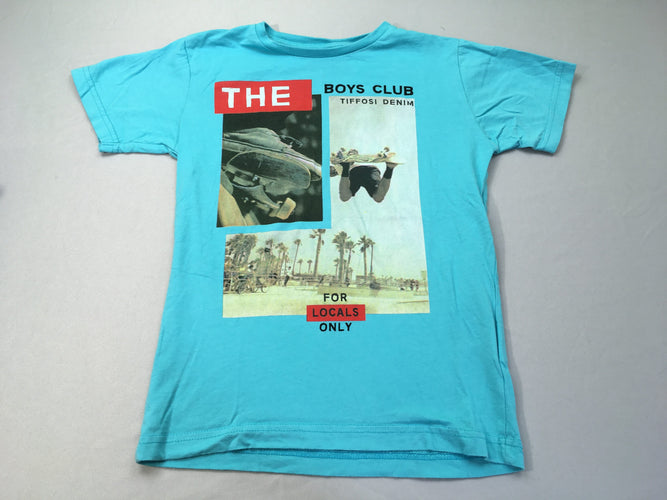T-shirt m.c bleu Skate, moins cher chez Petit Kiwi