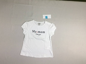 NEUF t-shirt m.c blanc My mom