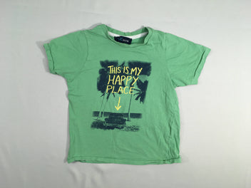 T-shirt m.c vert Happy